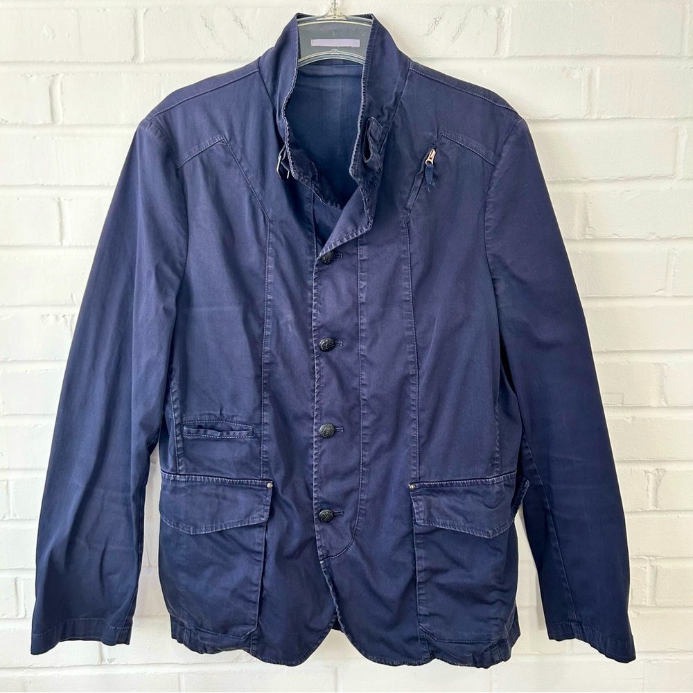 JCM Jey Coleman 5 Button Navy Blue Sport Jacket Size Euro Size M/L EU 52/54